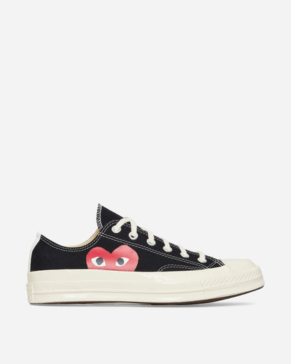 Comme Des Garçons Play Big Heart Ct70 Low Top Black Sneakers Low P1K111 1