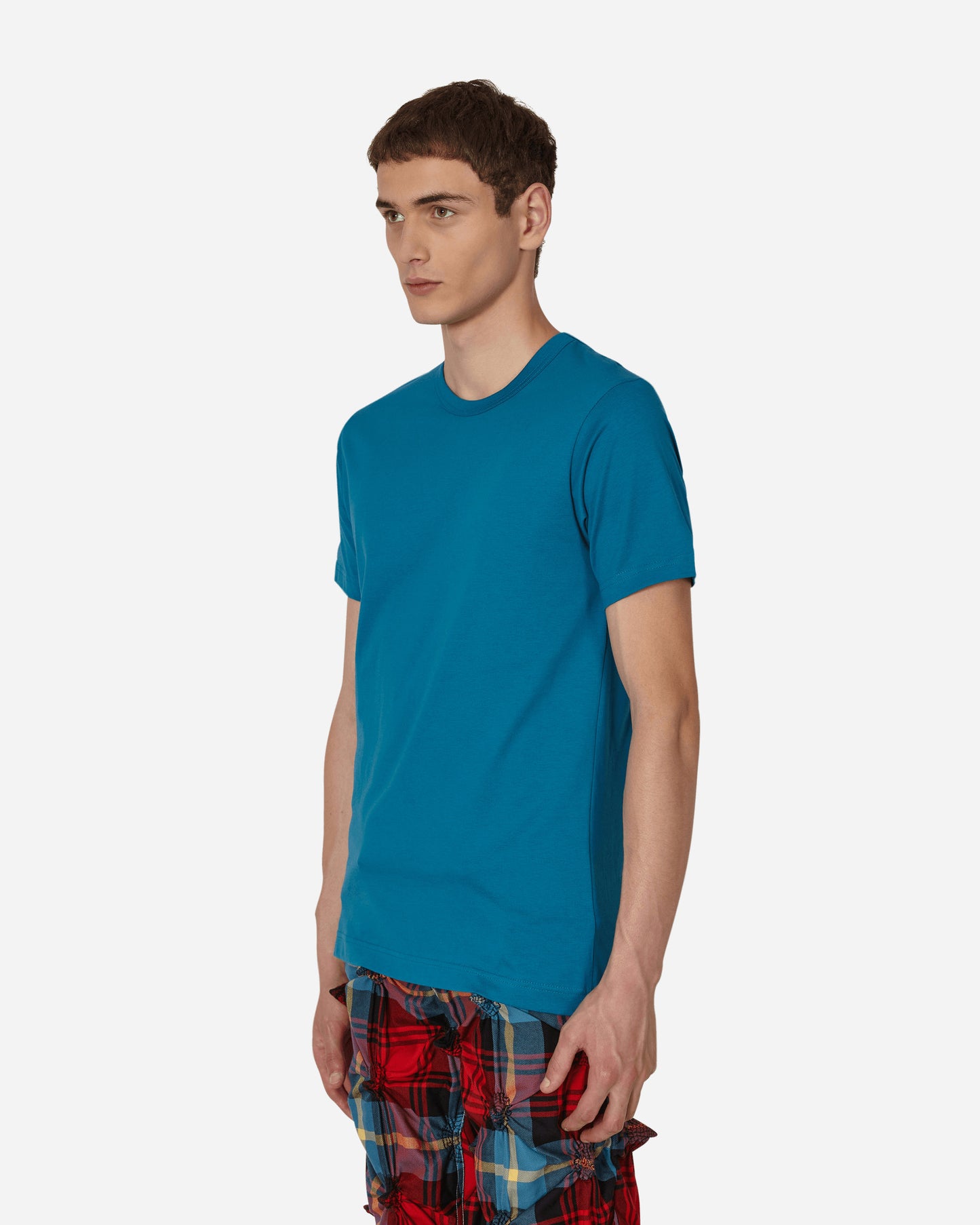 Comme Des Garçons Shirt Mens T-Shirt Knit Blue T-Shirts Shortsleeve FJ-T016-W22 1