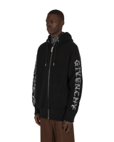 Givenchy Barbedwire Printed Black Sweatshirts Hoodies BM00TM4Y7Y001 001