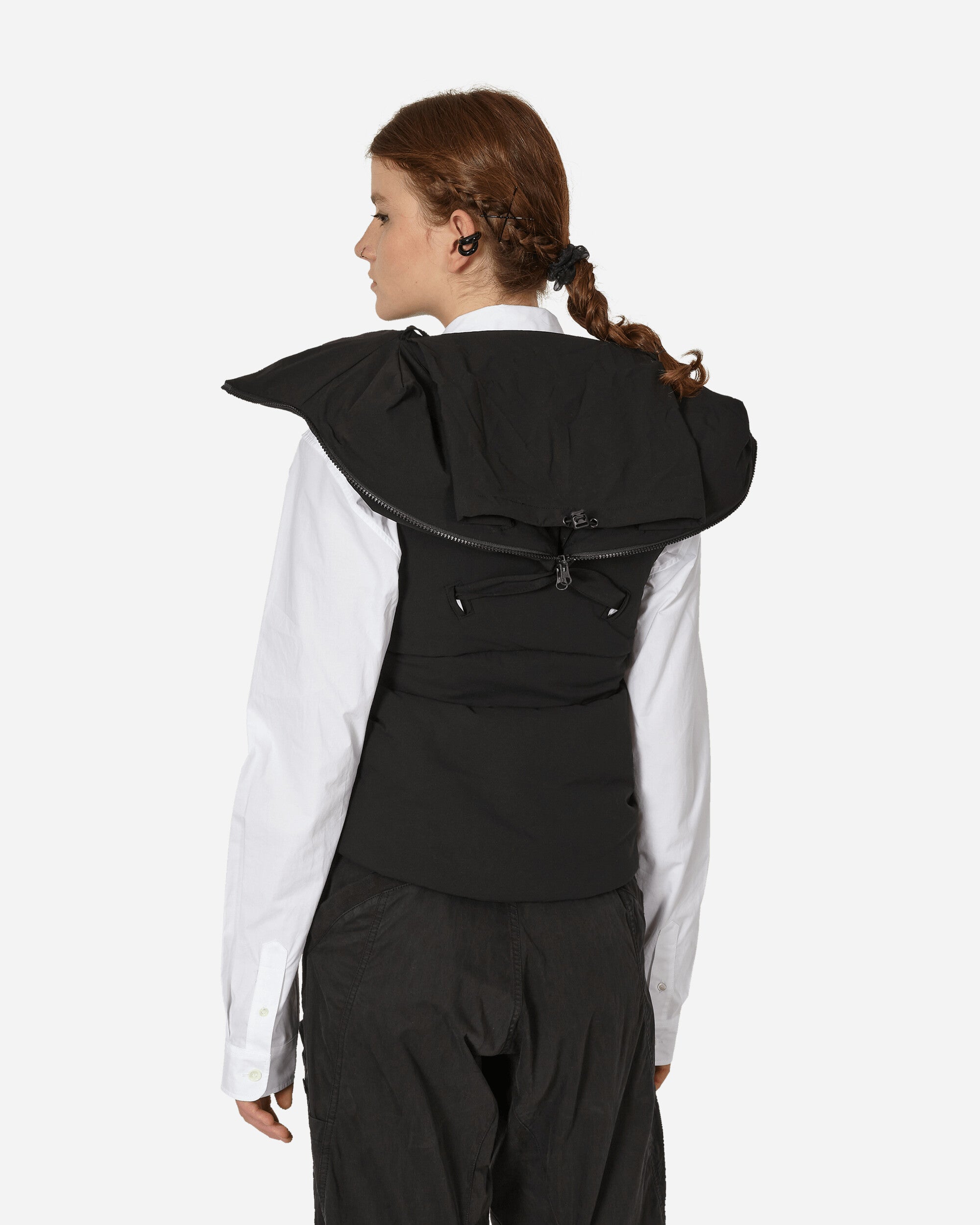 HYEIN SEO Wmns Origami Bag Vest Black Coats and Jackets Vests FW23-VT1K 001