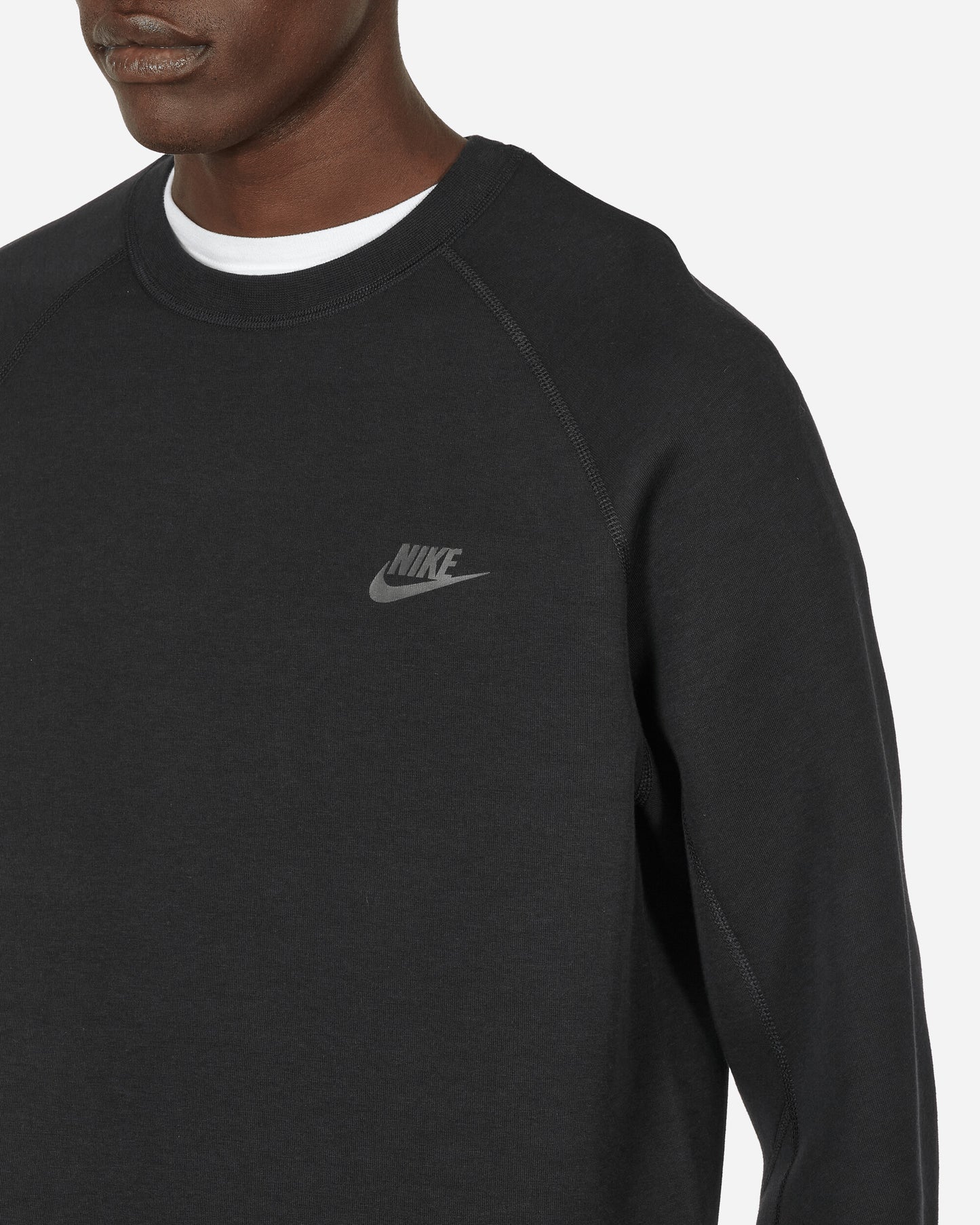 Nike Tch Flc Crew Black/Black T-Shirts Longsleeve FB7916-010