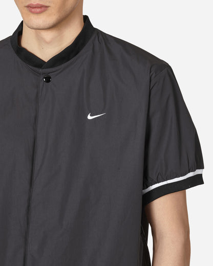 Nike M Nk Au Bb Ss Warm Up Top Black/White T-Shirts Shortsleeve DX3342-010