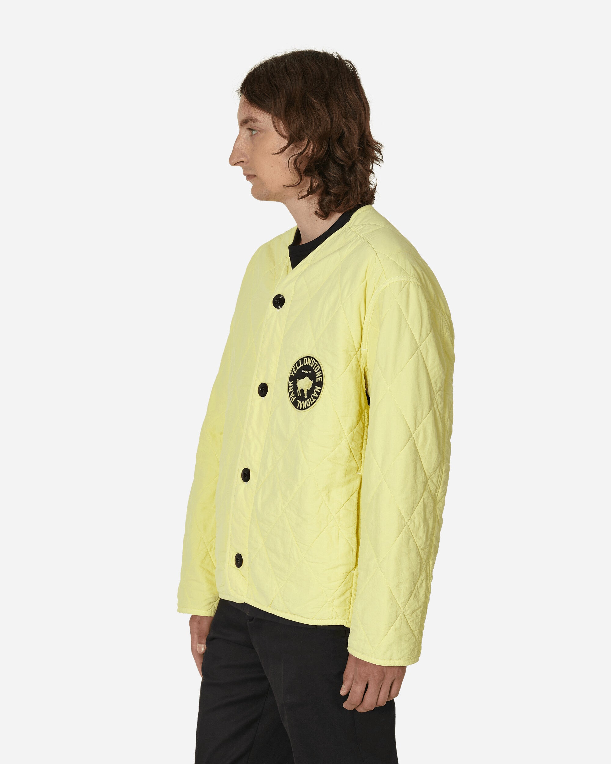 OAMC Yellowstone Liner Light Pastel Yellow Coats and Jackets Down Jackets 23A28OAY17 742