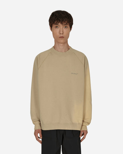 Off-White Diag Tab Vtg Ragl Skate Crewn Dark Sand Sweatshirts Crewneck OMBA056F22FLE001 1717