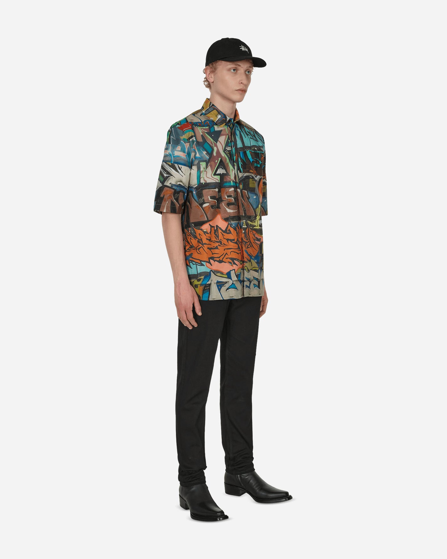 Off-White Neen Allover Over S/S Shirt Multicolor N Shirts Shortsleeve OMGA216S22FAB001 8400