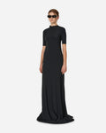 Prototypes Wmns Maxi Wrap Dress Black Dresses Dress Long PT04DR04WW 1