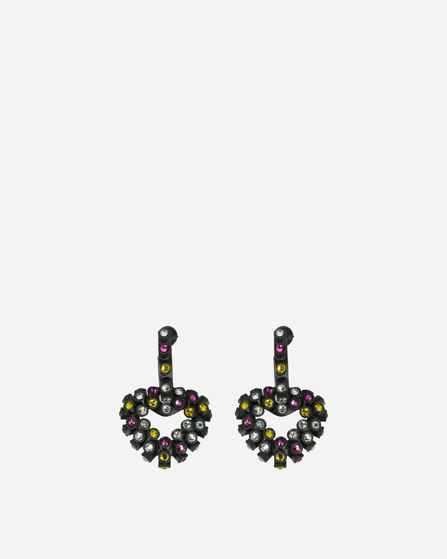 Roussey Wmns Tiny Crush Earrings Exclusive Multi Black Exclu Jewellery Earrings F23E09 1