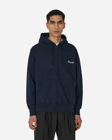 Sequel Zip Up Hoodie Navy Sweatshirts Hoodies SQ-22AW-HD-01  001