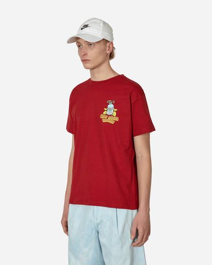 Sky High Farm Flatbush Printed Tshirt Burgundy T-Shirts Shortsleeve SHF03T002 1