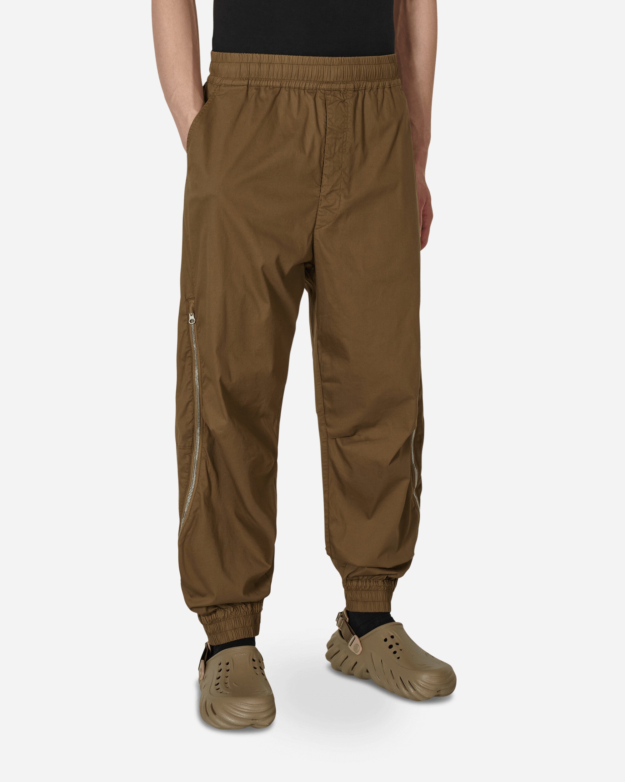 Zipped Cargo Pants Brown