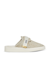 Suicoke Zavo-Vhl White Mix Sandals and Slides Sandal OG-072VHL- WTM