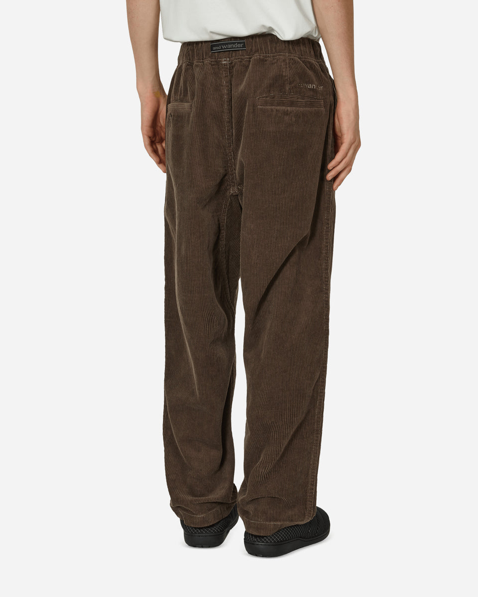 and wander Corduroy Pants Brown - Slam Jam® Official Store